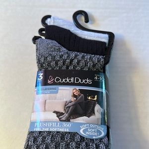Cuddl Duds crew socks